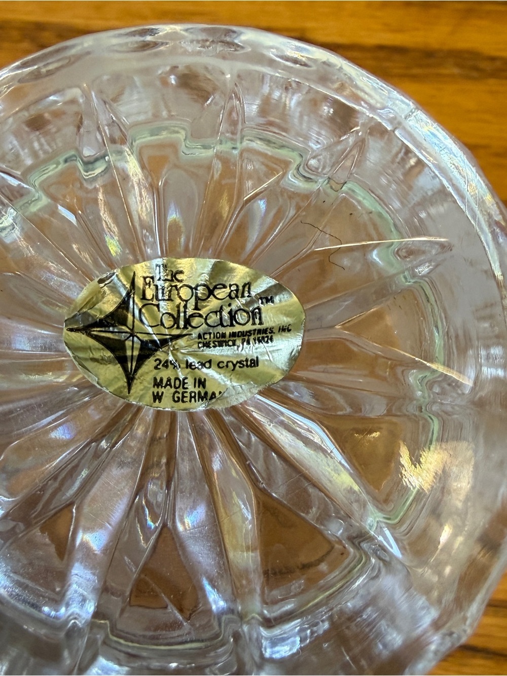 Vtg European Collection 24% Lead Crystal Frosted/etched Bird Sugar & Creamer - Picture 7 of 9